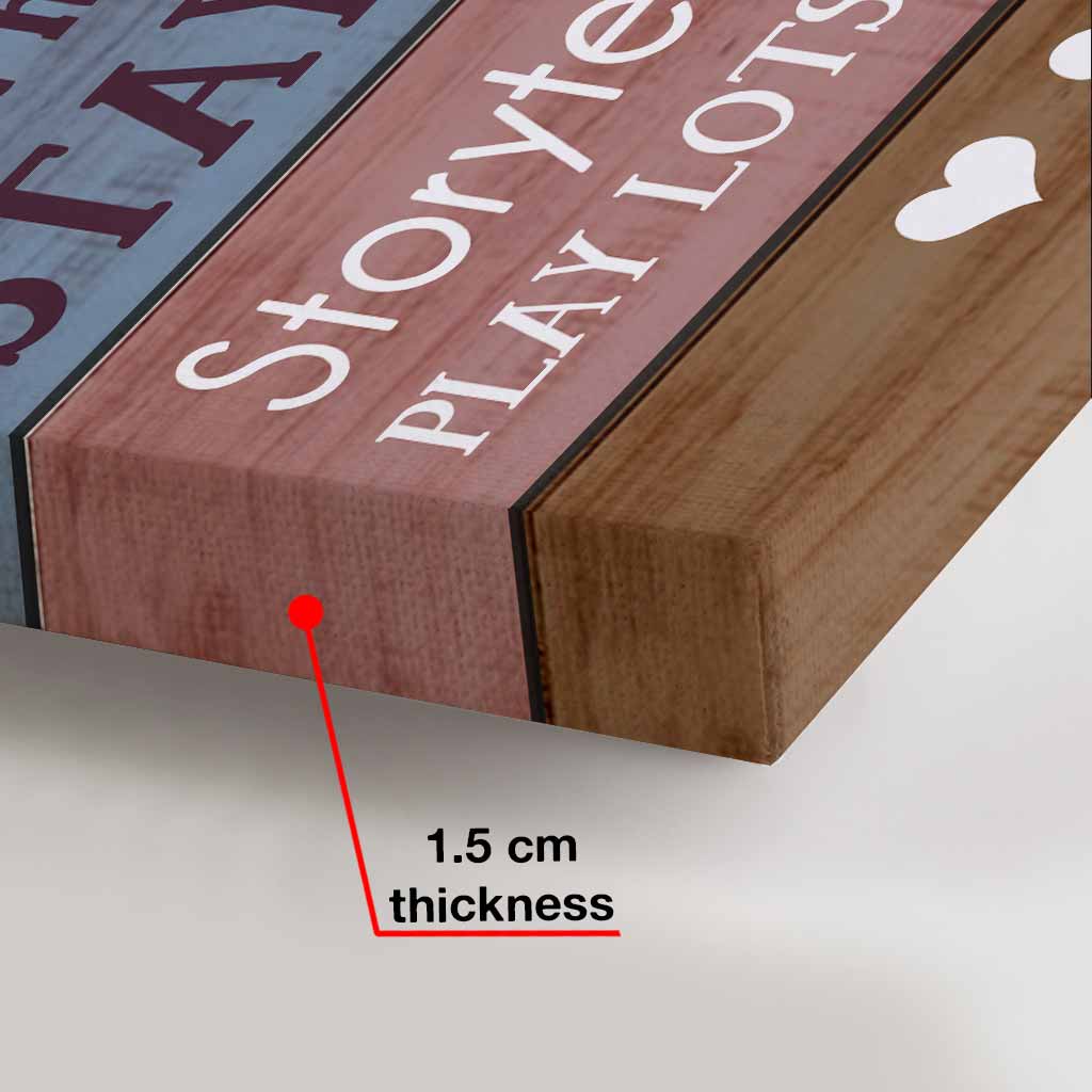 Grandparent House Rules - Personalized Couple Poster