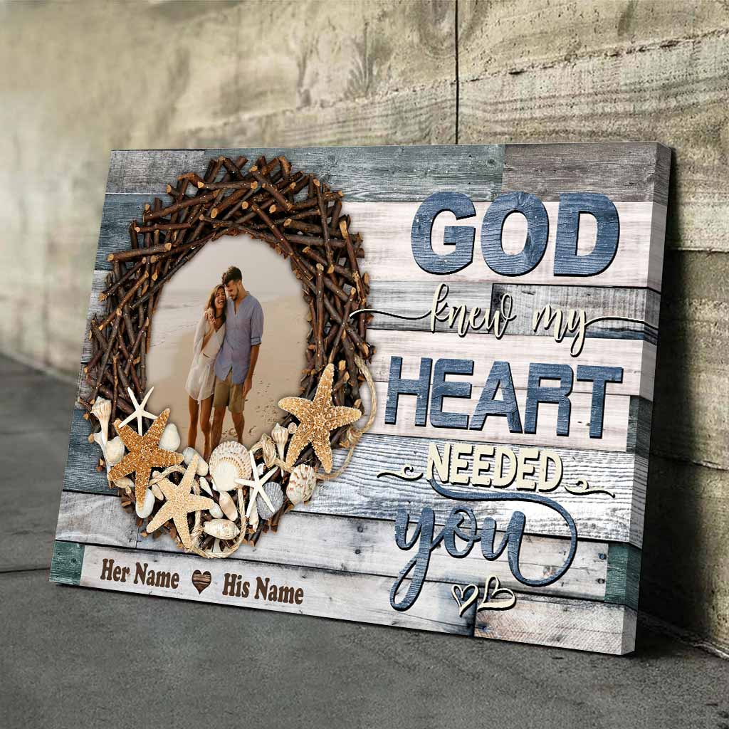 My Heart Needed You - Personalized Couple Poster