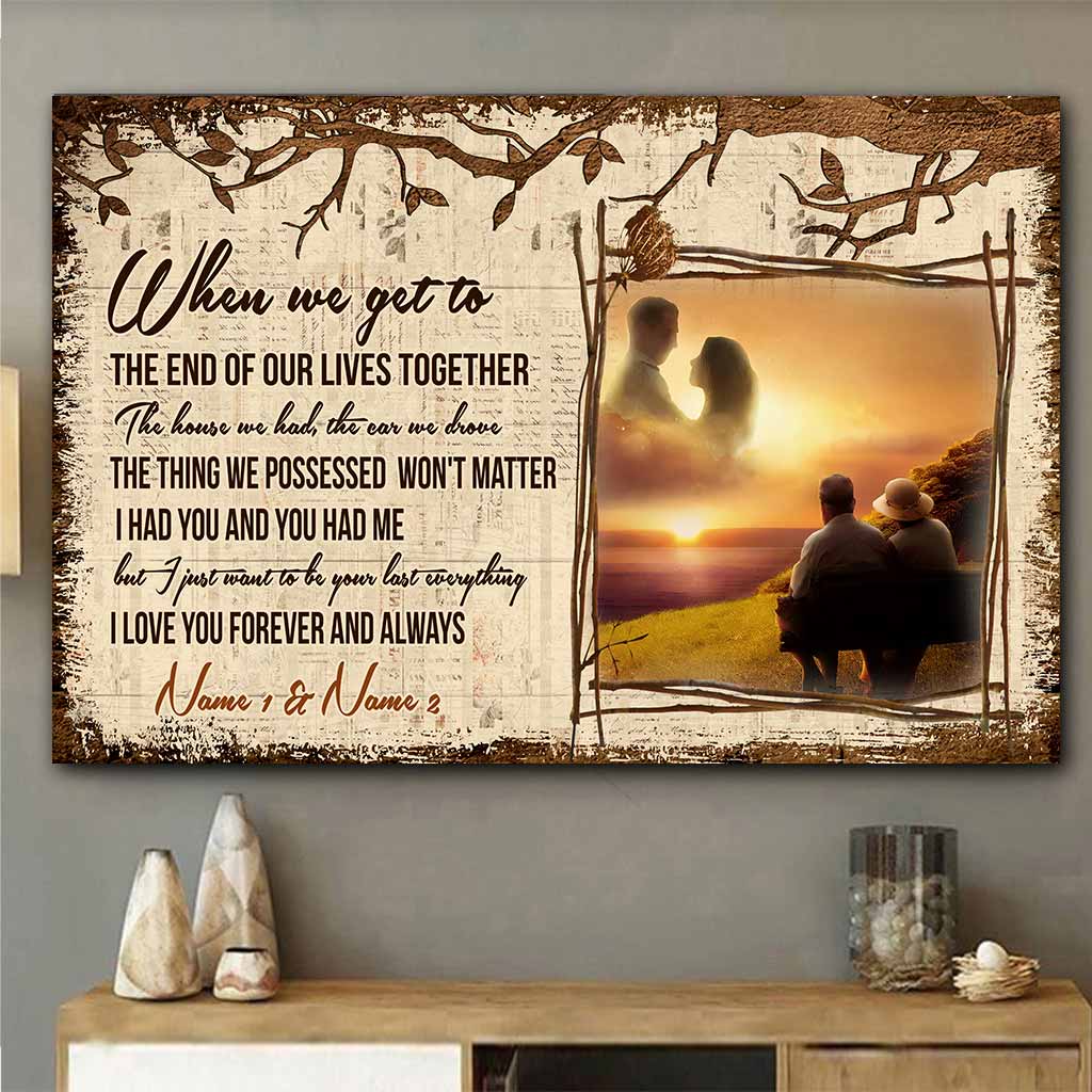 Forever And Always - Personalized Couple Poster
