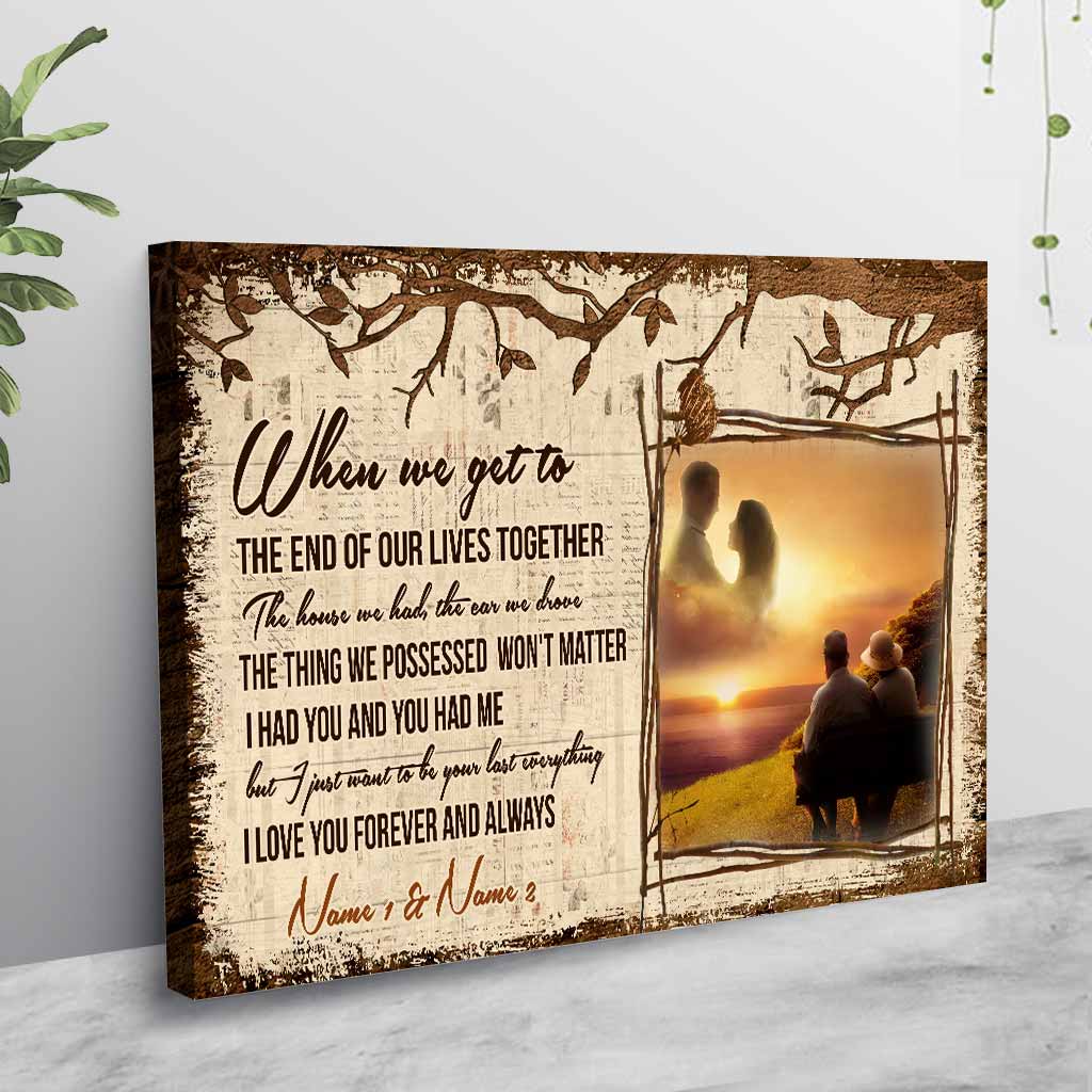 Forever And Always - Personalized Couple Poster