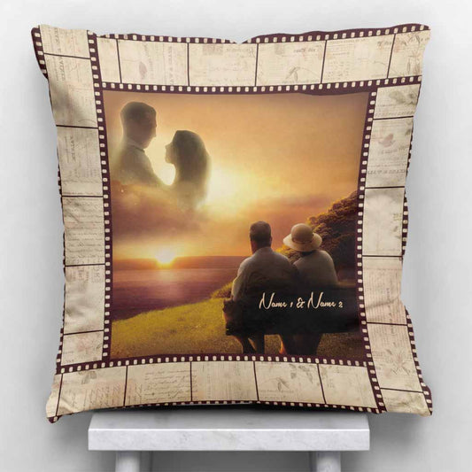 Forever And Always - Personalized Couple Throw Pillow
