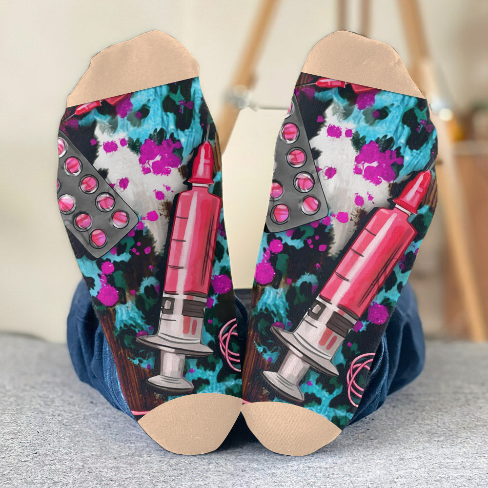 Nurse Life - Personalized Nurse Socks