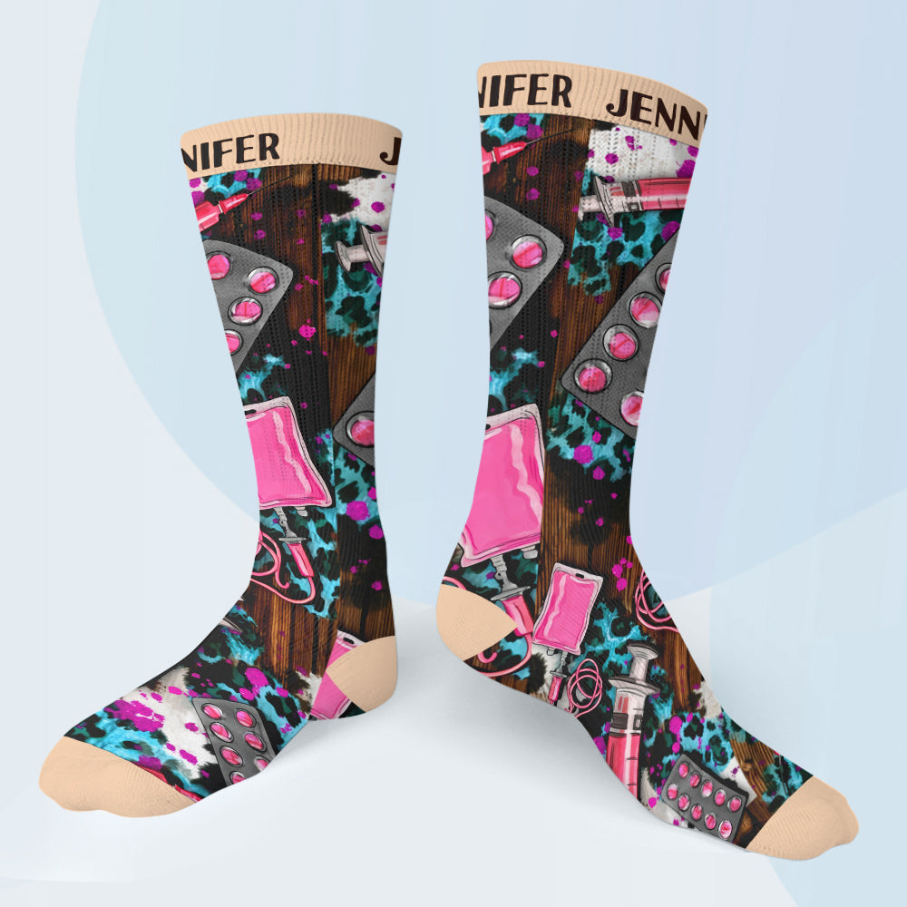 Nurse Life - Personalized Nurse Socks