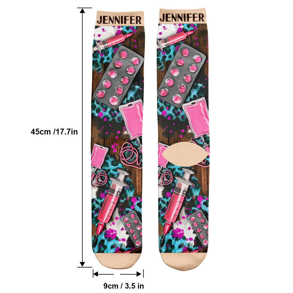 Nurse Life - Personalized Nurse Socks