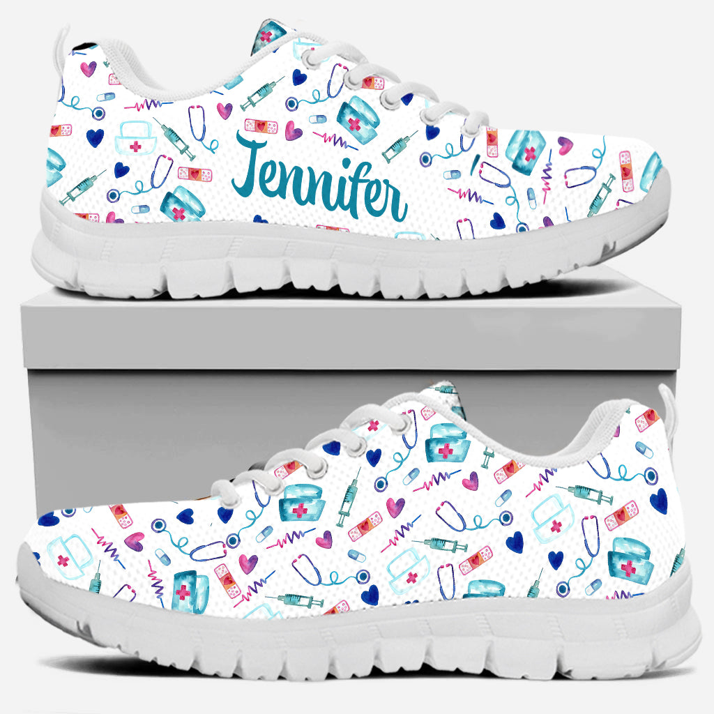Nurse Life – Personalisierte Pflege-Sneaker