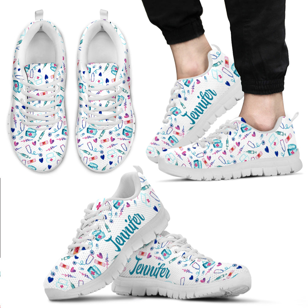 Nurse Life – Personalisierte Pflege-Sneaker