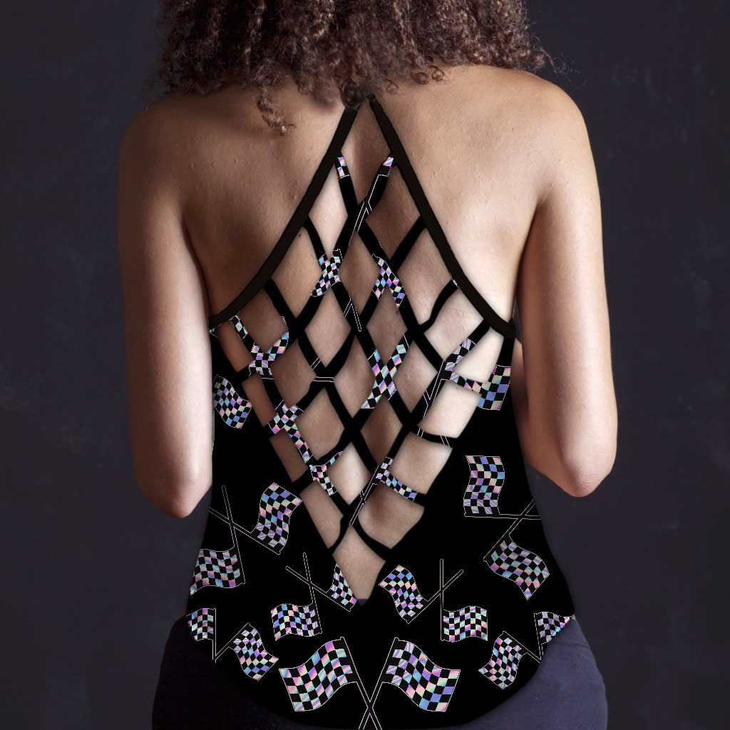 Sieh gut aus, spiel dreckig – Racing Cross Tanktop