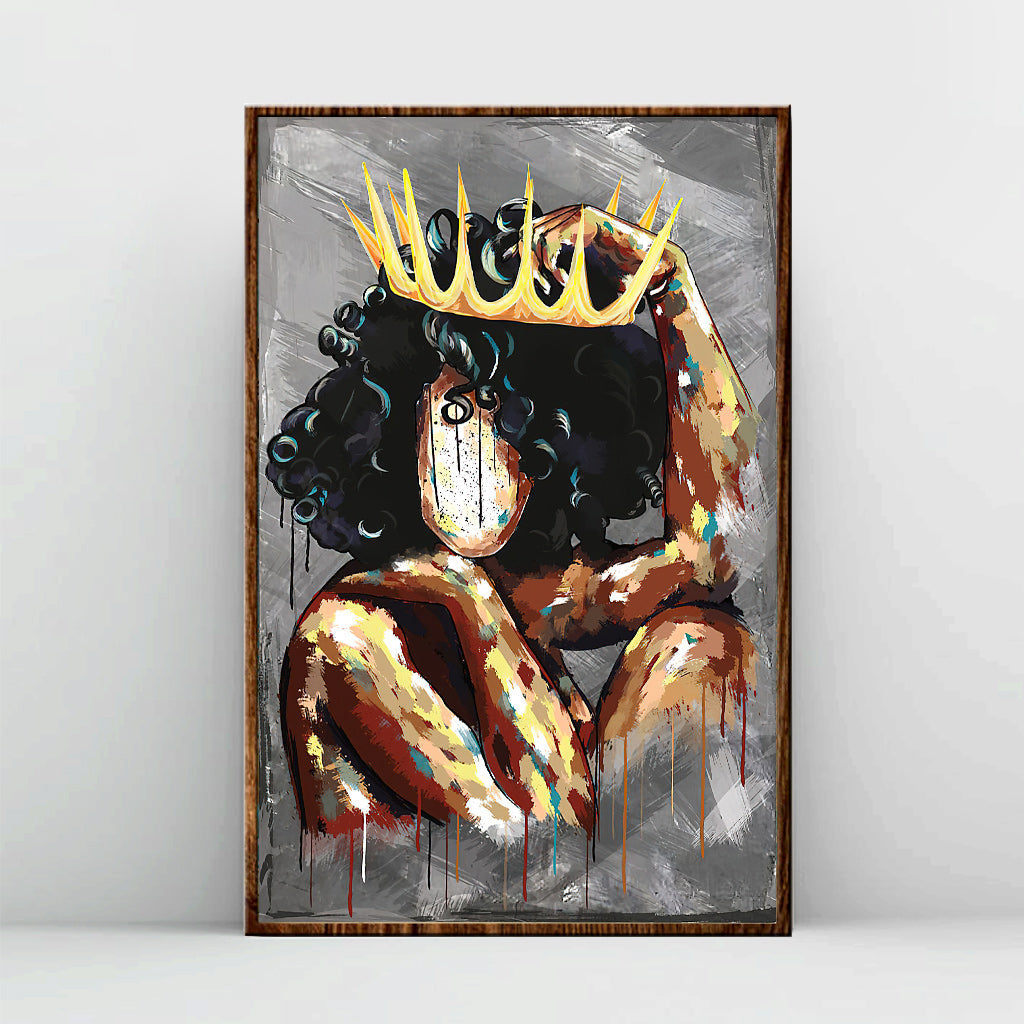 Black Queen - African American Poster 112021