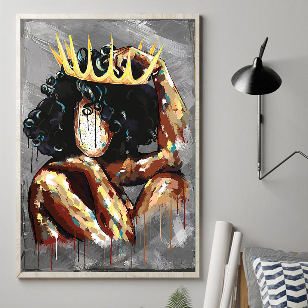 Black Queen - African American Poster 112021