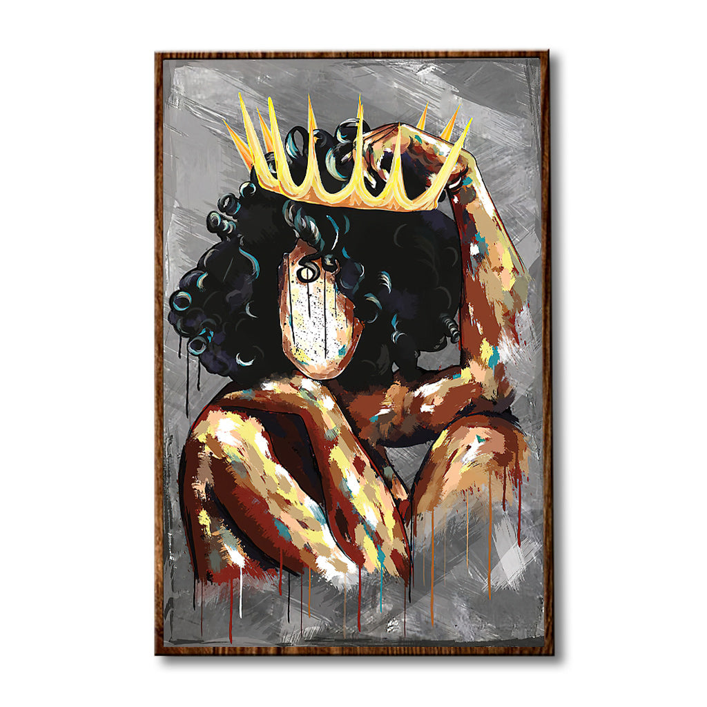 Black Queen - African American Poster 112021