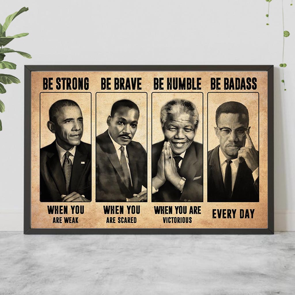 Sei stark – Poster für Afroamerikaner 112021