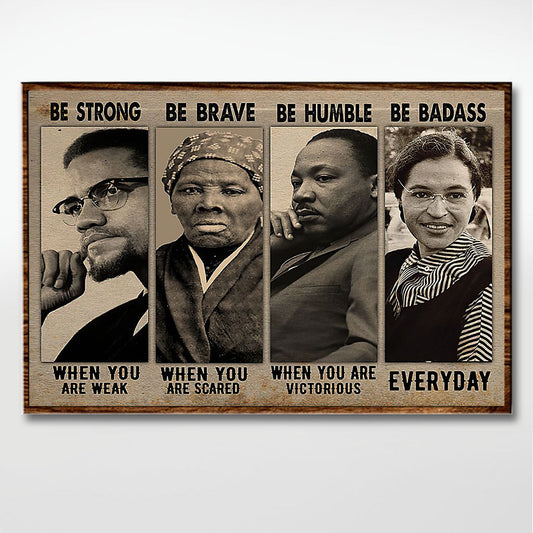 Be Strong - African American Poster