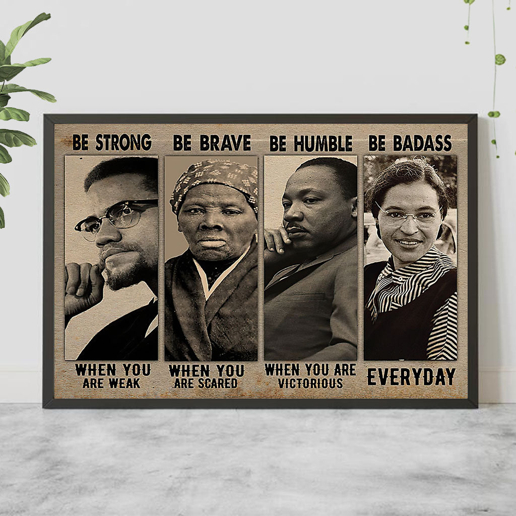 Be Strong - African American Poster