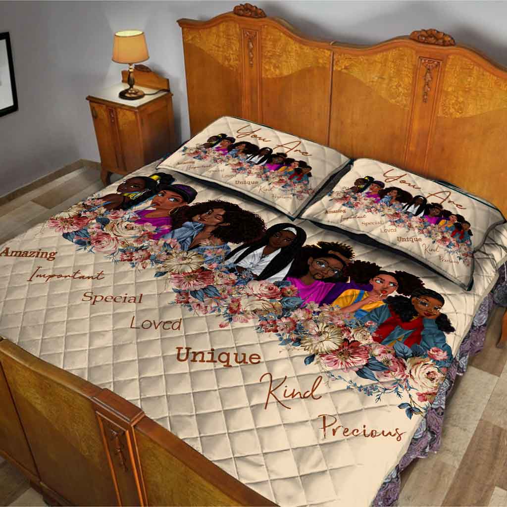 Schwarze Königin – Quilt-Set für Afroamerikaner 112021