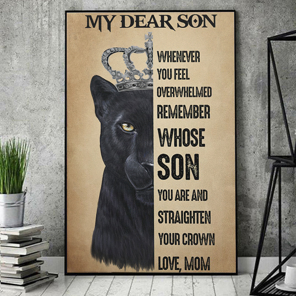 My Dear Son - African American Poster 112021