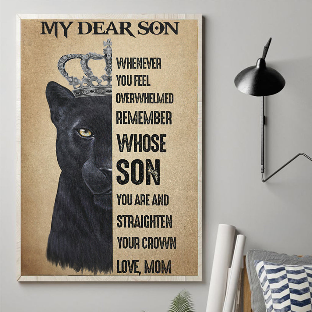 My Dear Son - African American Poster 112021