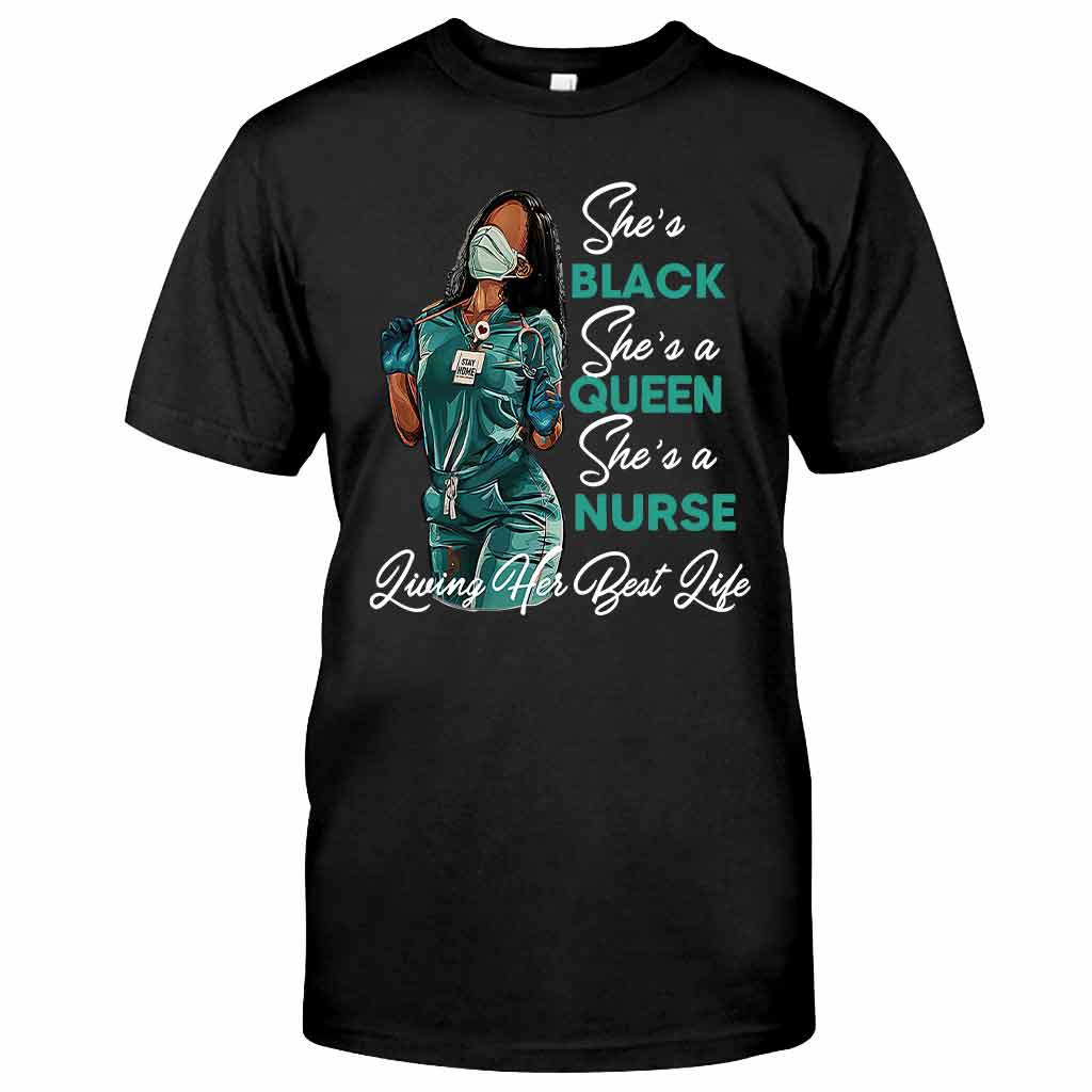 Black Queen - Personalized African American T-shirt and Hoodie 1121