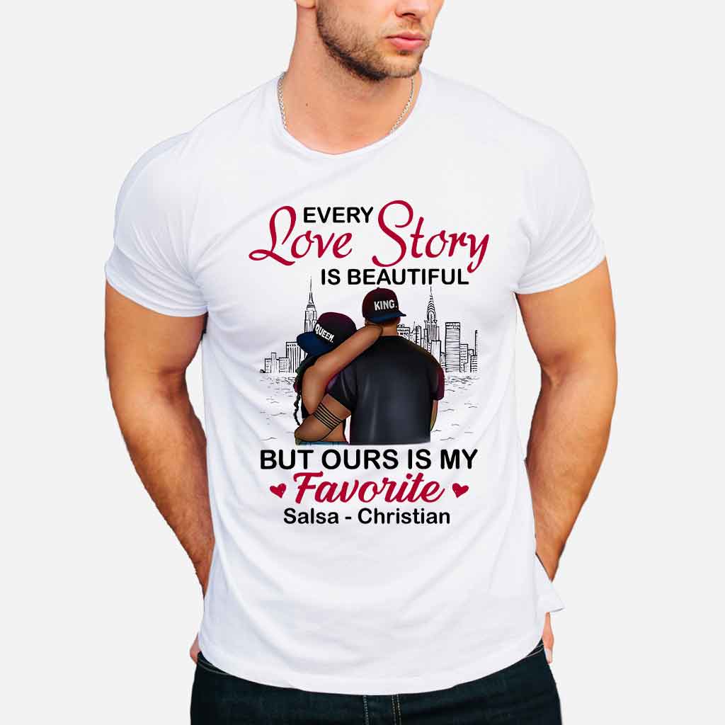 Black Couple - Personalized African American T-shirt and Hoodie 112021