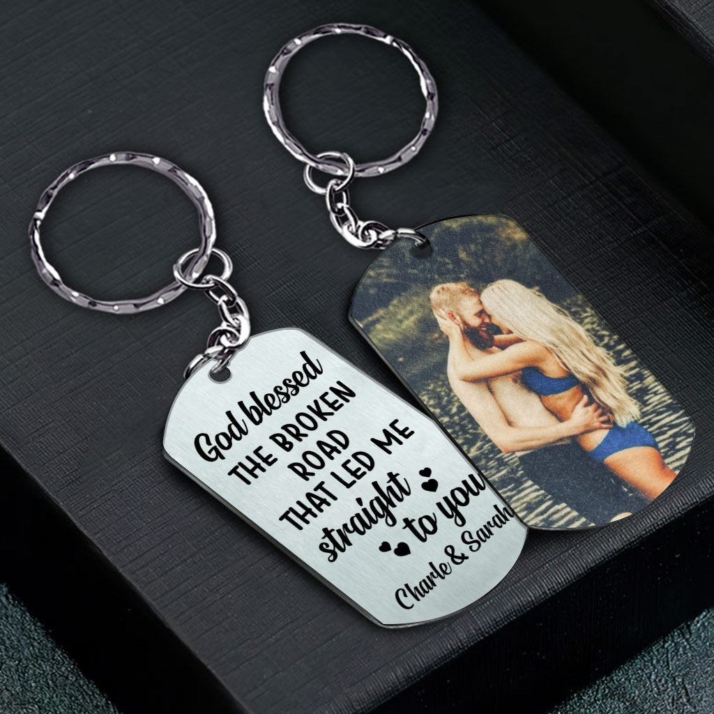 I'm Yours - Couple gift for husband, boyfriend, wife, girlfriend - Personalized Stainless Steel Keychain