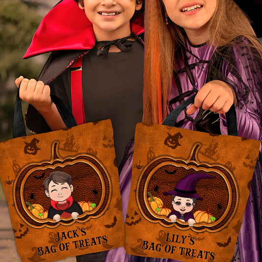 Bag Of Treats - Personalized Family Tote Bag