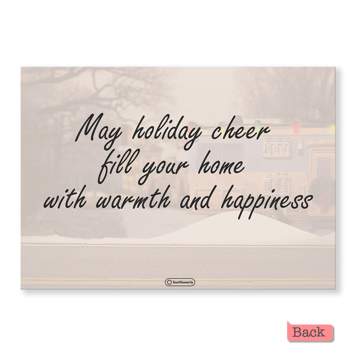 Merry Christmas - Personalized Family Greeting Card