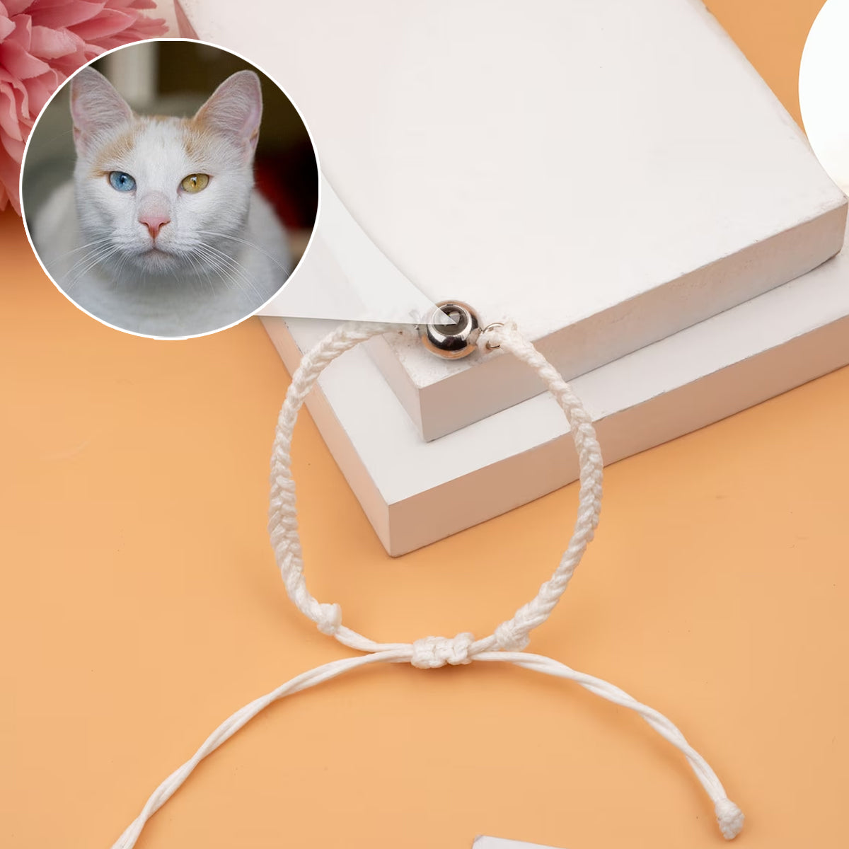Bracelet à projection de chat personnalisé pour amoureux des chats