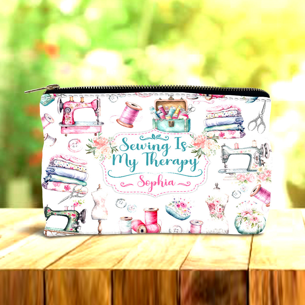 Buntes Nähmuster – Personalisierte Nähtasche