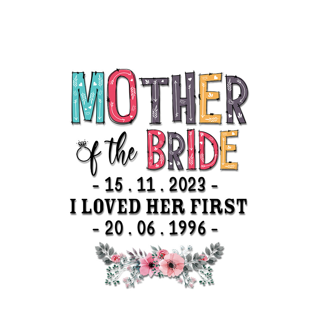 Mother Of The Bride - Personalized Mother Decal Full