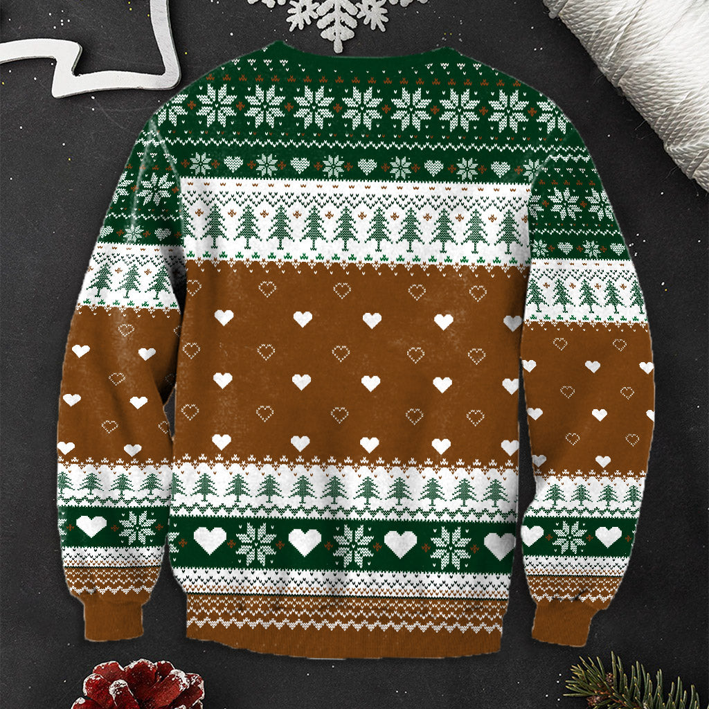 Mamacado Papacado - Pregnancy gift for husband, wife, boyfriend, girlfriend - Personalized Ugly Sweater