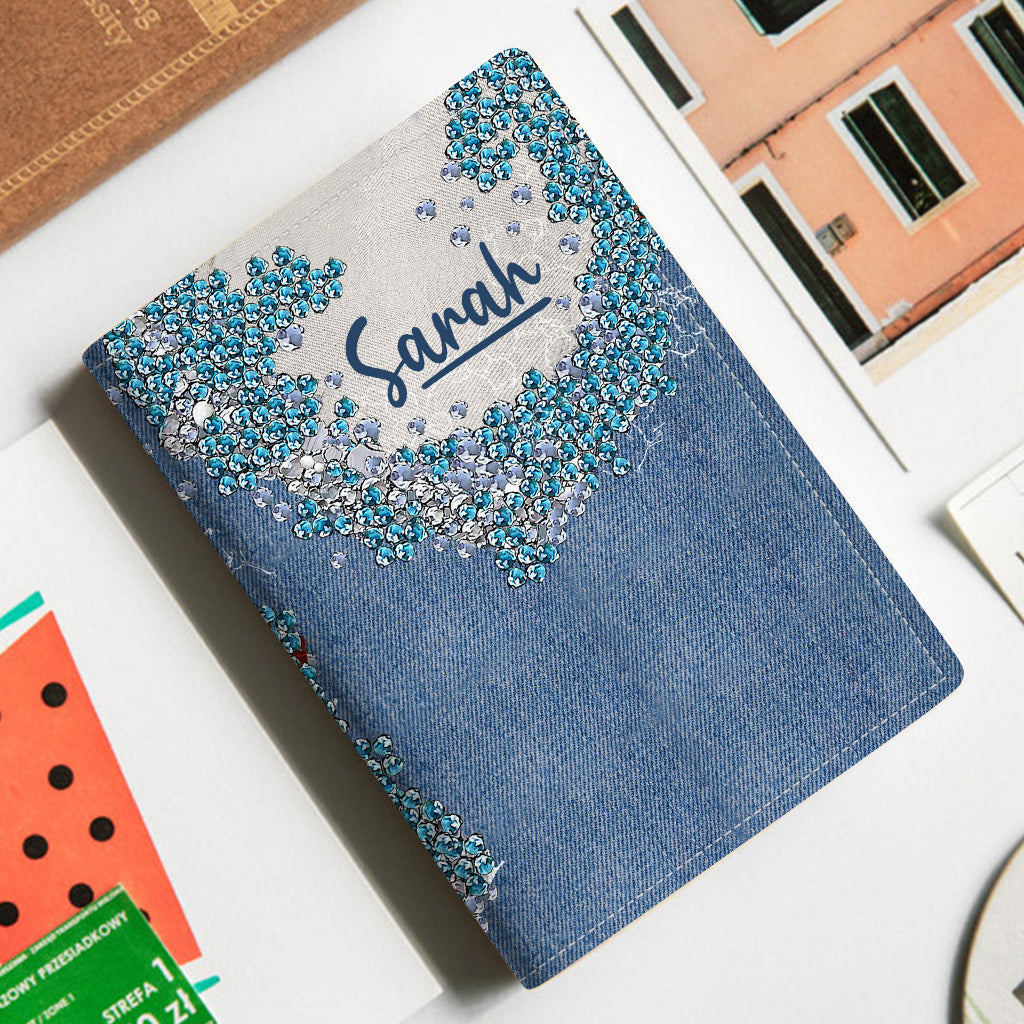 Turtle Bling - Personalized Turtle Passport Holder