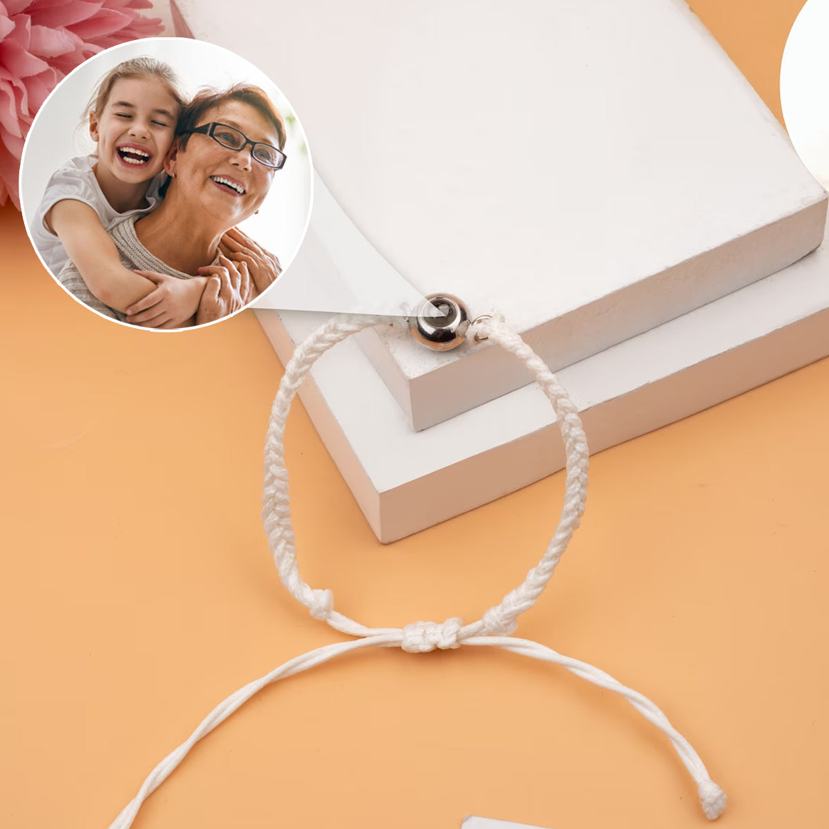Bracelet à projection personnalisé pour petite-fille - Chérie