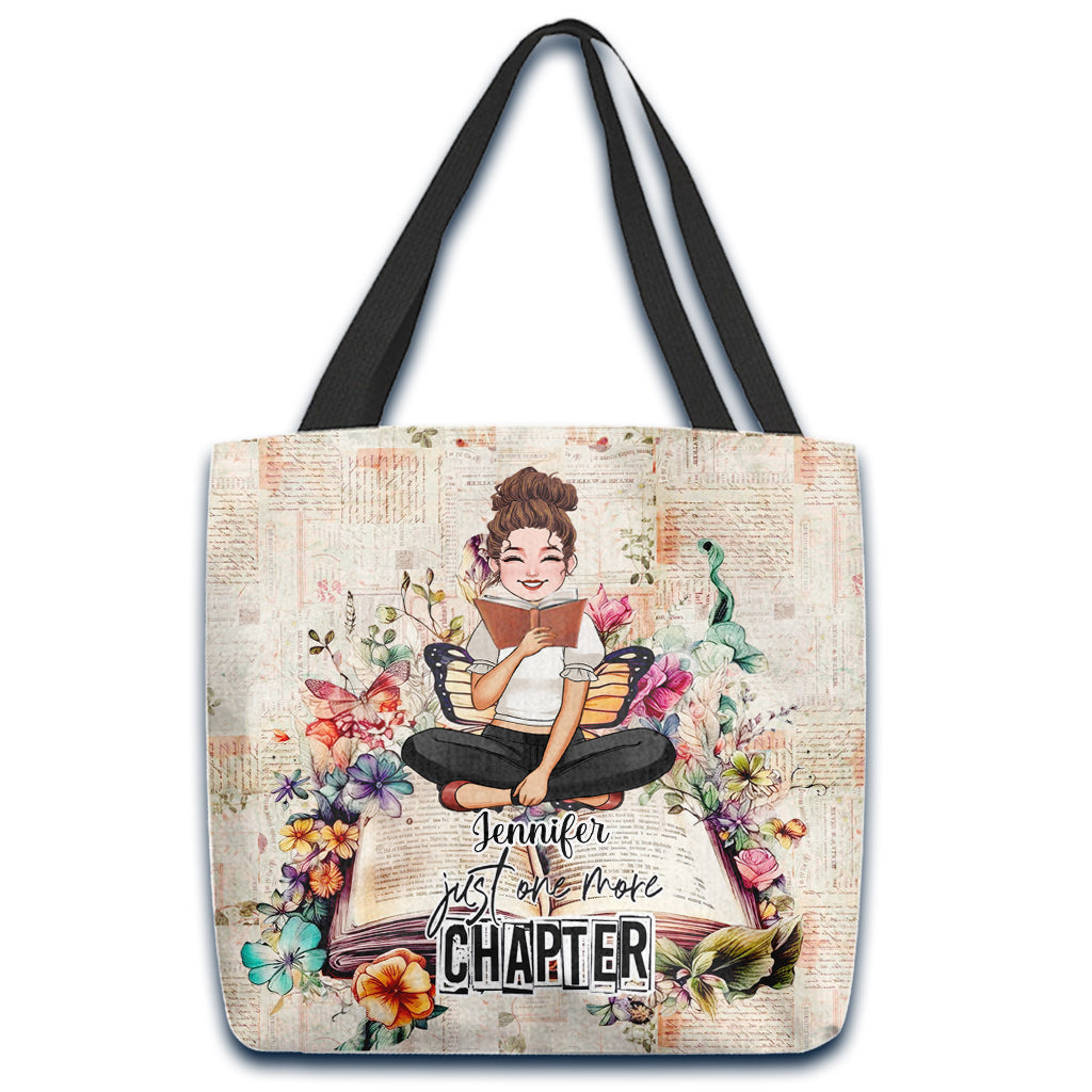 Just One More Chapter - Personalized Book Tote Bag