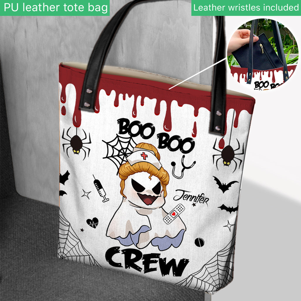 Boo Boo Crew - Personalized Nurse Tote Bag