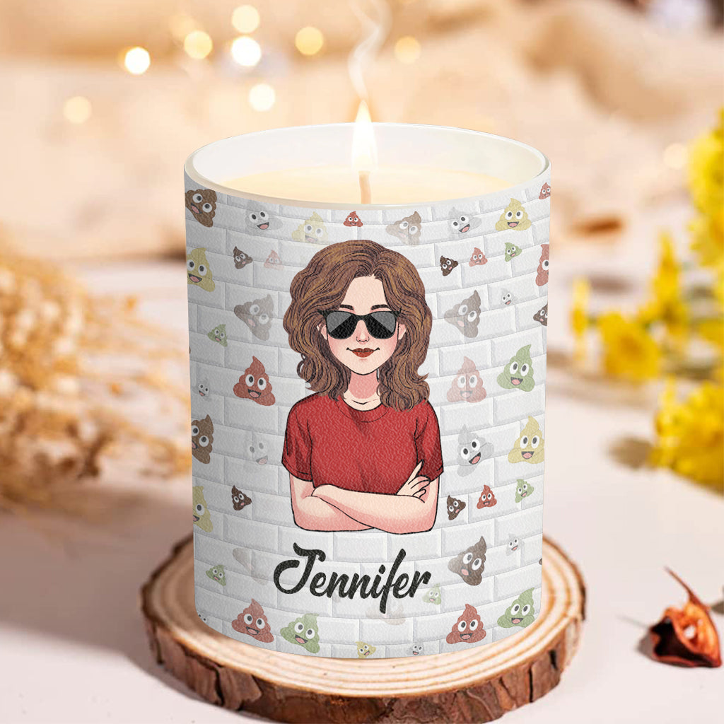Becoming An Aunt - Personalized Aunt Candle With Wooden Lid