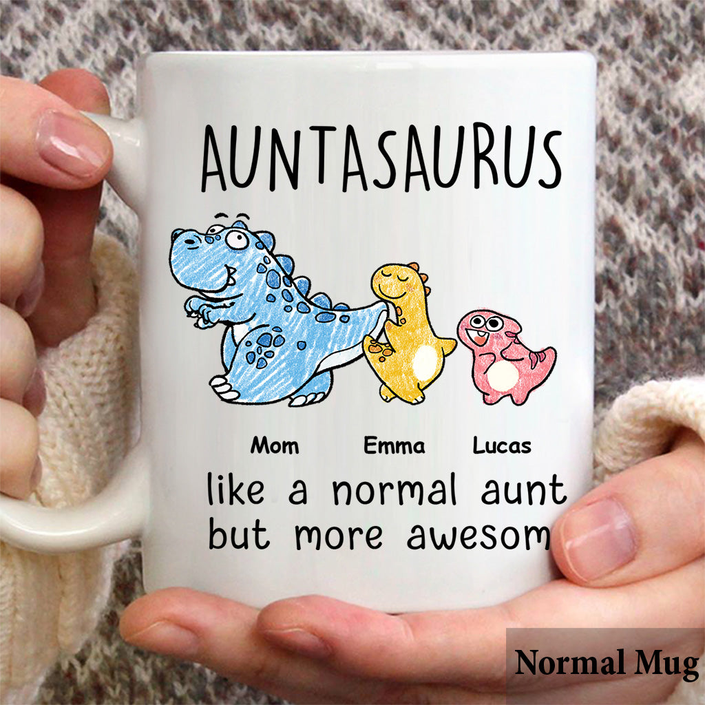 Auntasaurus - Mug personnalisé pour tante