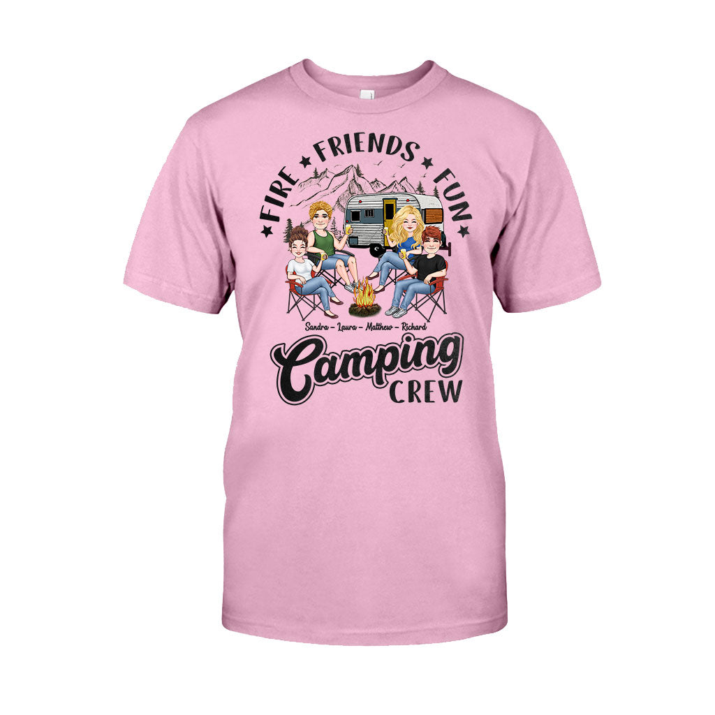 Camping Crew - Personalized Camping T-shirt And Hoodie