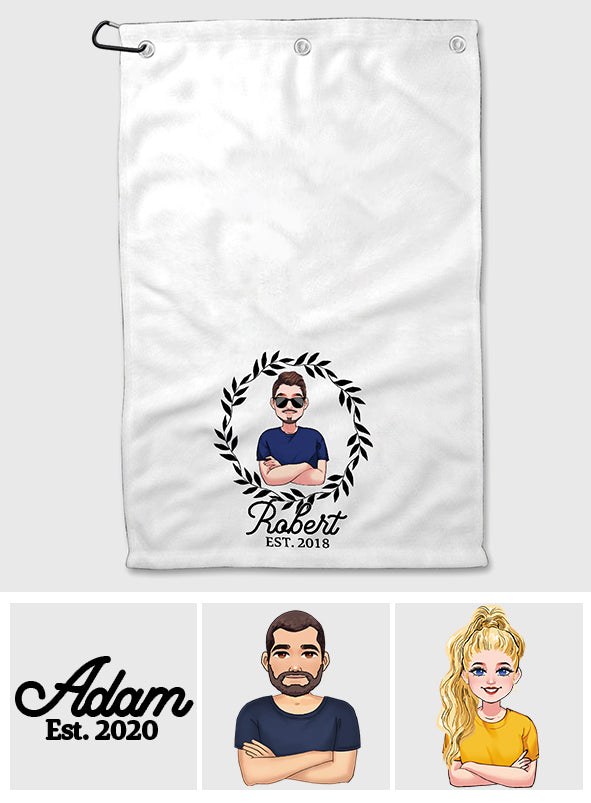 Neues Zuhause, neues Leben – personalisiertes Golfhandtuch als Einzugsgeschenk