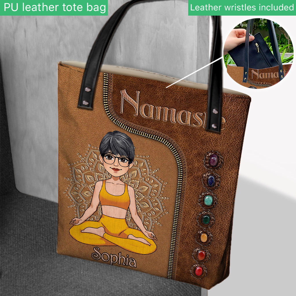 Namaste - Personalized Yoga Tote Bag