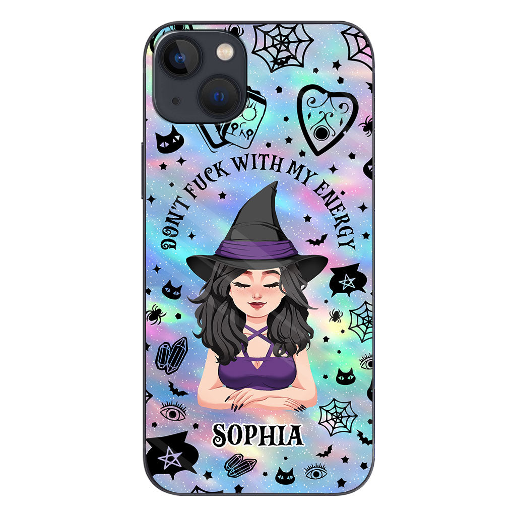 Don't F With My Energy - Personalized Witch Phone Case