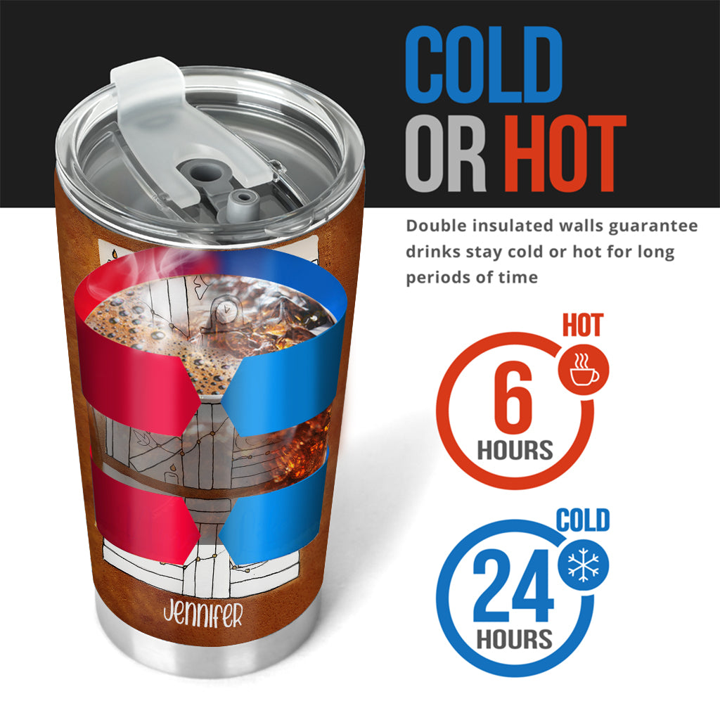 Four Seasons Reading Tracker - Personalized Book Tumbler