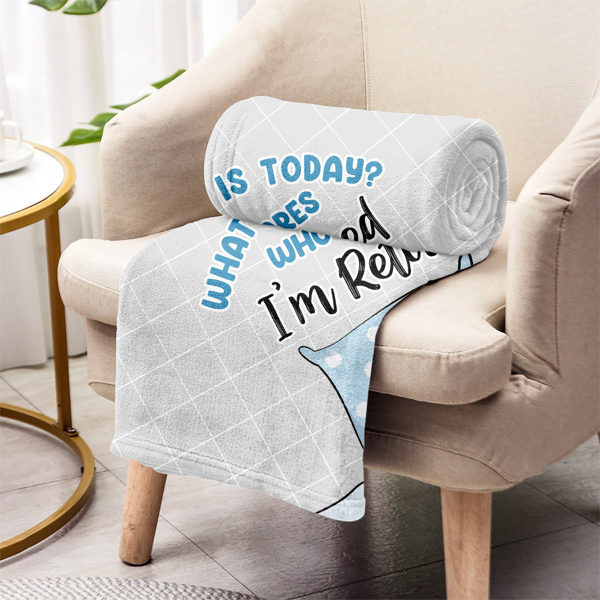 Quel jour sommes-nous ? - Couverture personnalisée pour retraités