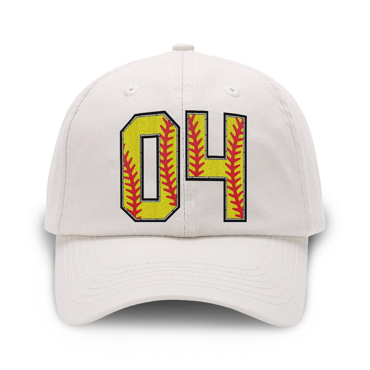 Baseball-Liebe – Personalisierte, bestickte Softball-Kappe im klassischen Stil