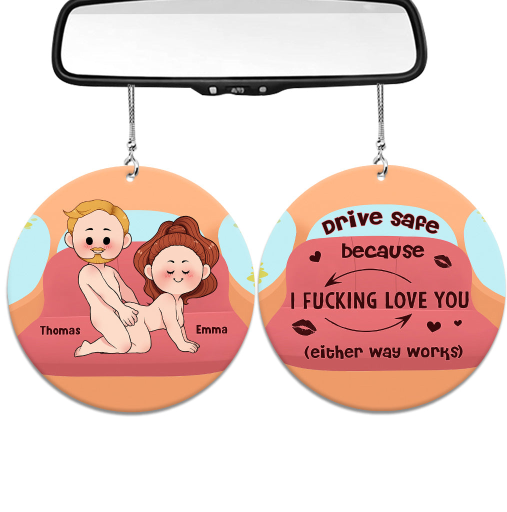 Because I Love You - Personalized Couple Car Ornament