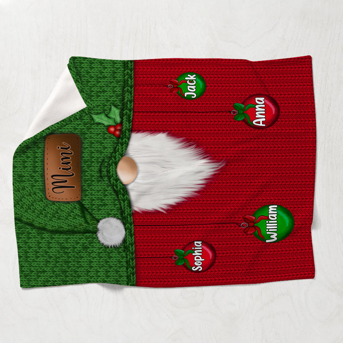 Beste Oma aller Zeiten – Personalisierte Oma-Decke