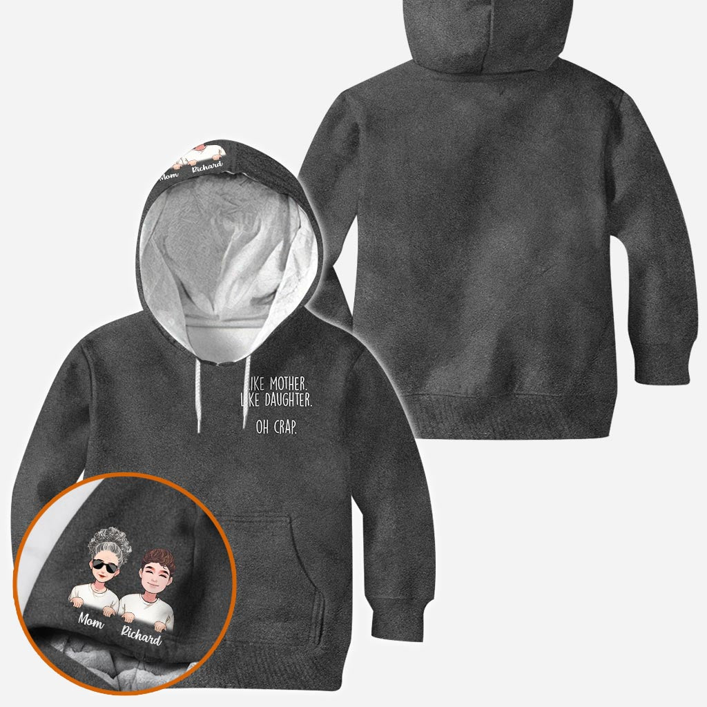 Like Mother Like Daughter - Gift for mom, daughter, son, toddler - child (2- 16 year) - Personalized All Over Shirt