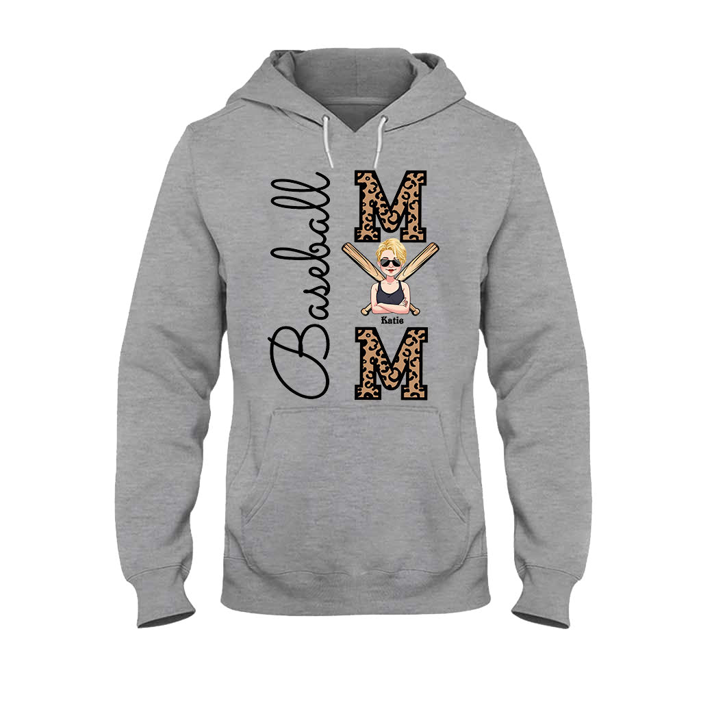 Baseball Mom - Personalized Baseball T-shirt and Hoodie