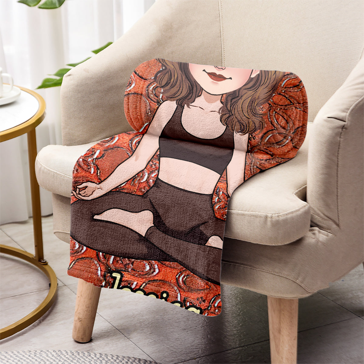 Namaste - Personalized Yoga Blanket