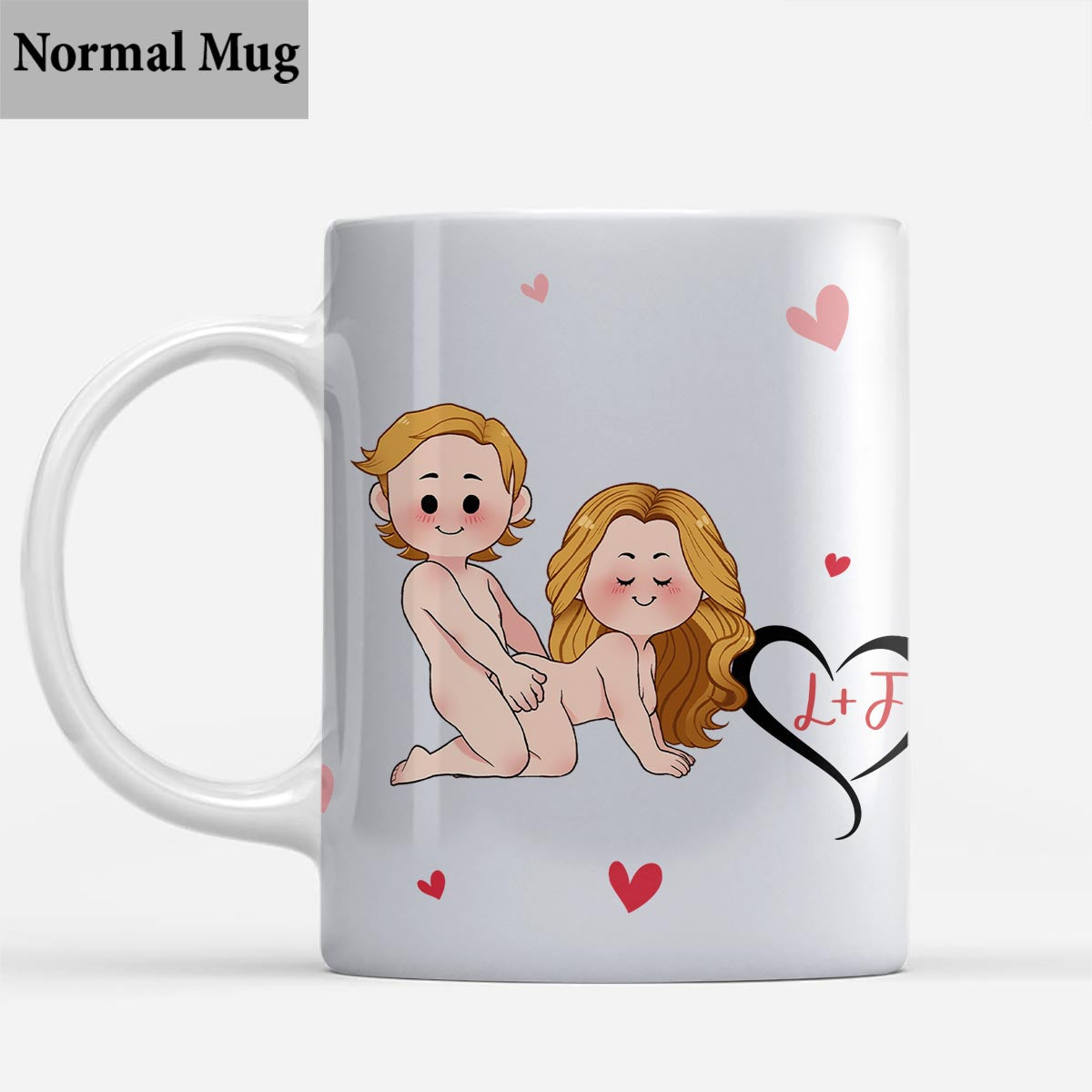 I Like His Beard I Like Her Butt - Personalized Couple Mug