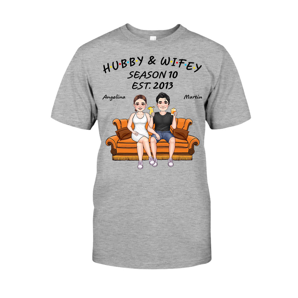 Hubby And Wifey - Personalized Husband And Wife T-shirt And Hoodie
