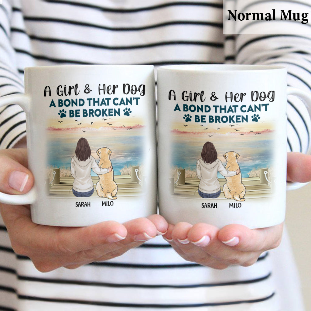 Un lien indéfectible - Mug personnalisé pour chien